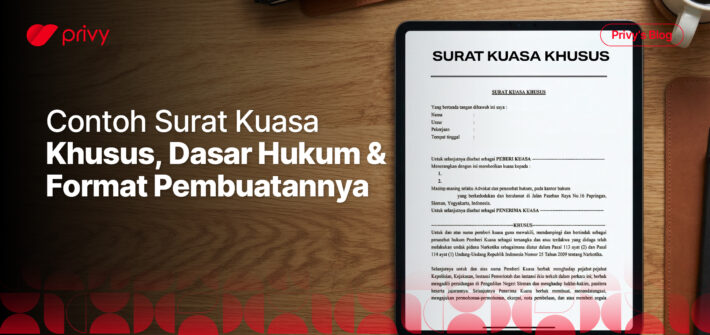 contoh surat kuasa bermaterai