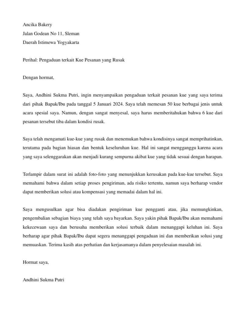 6 Contoh Surat Pengaduan untuk Berbagai Keperluan