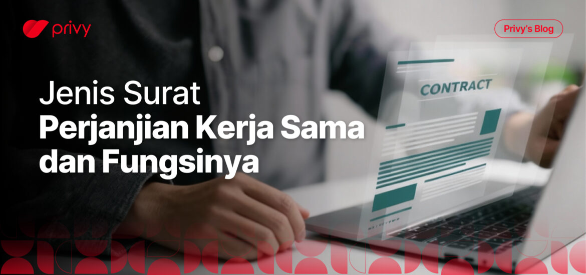 jenis perjanjian surat kerjasama