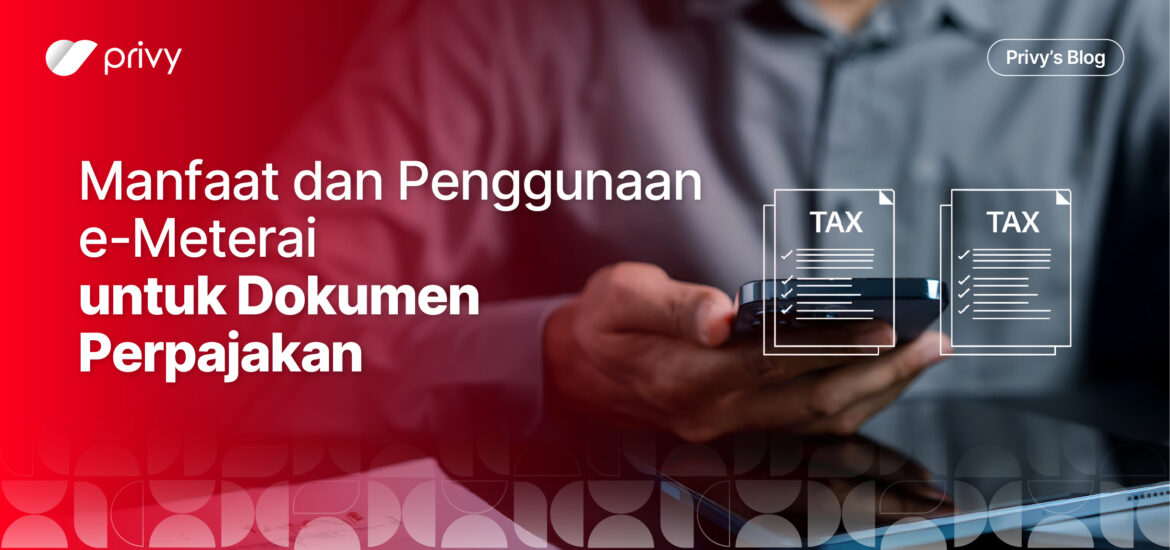 e-materai untuk dokumen perpajakan