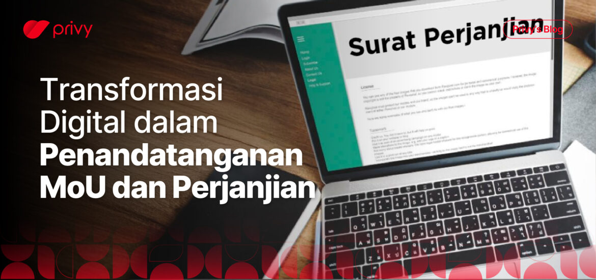 MoU dan Perjanjian