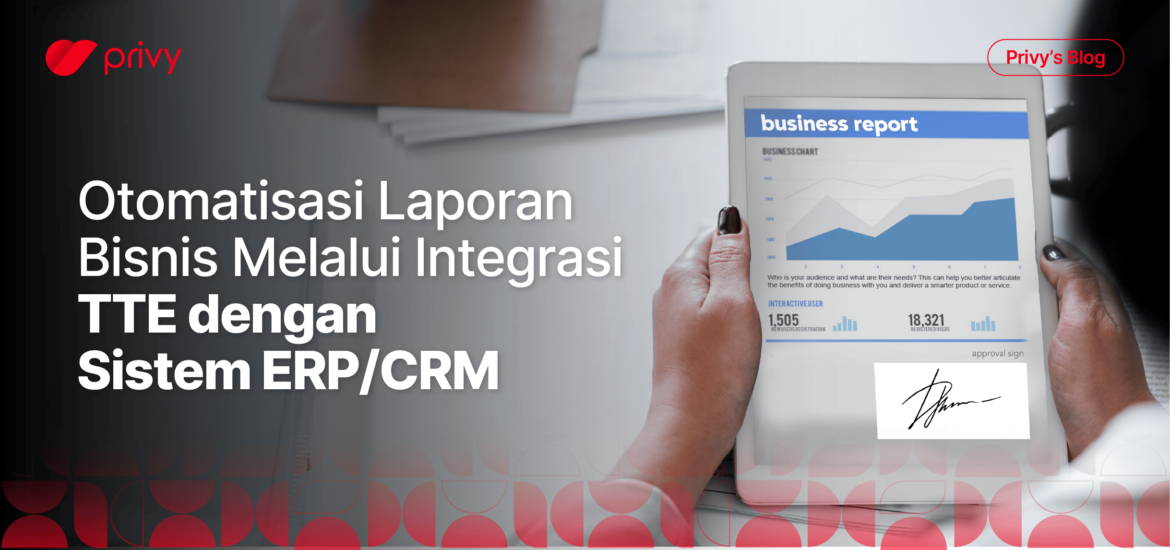 laporan bisnis dengan integrasi CRM