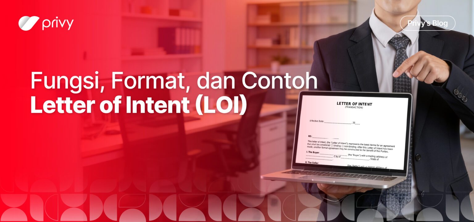Fungsi, Format Penulisan & Contoh Letter of Intent (LOI)