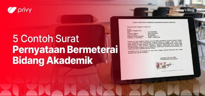 contoh surat pernyataan bermeterai